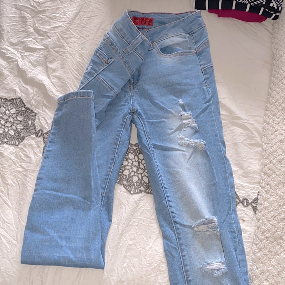 butt lifting jeans (wax jeans)